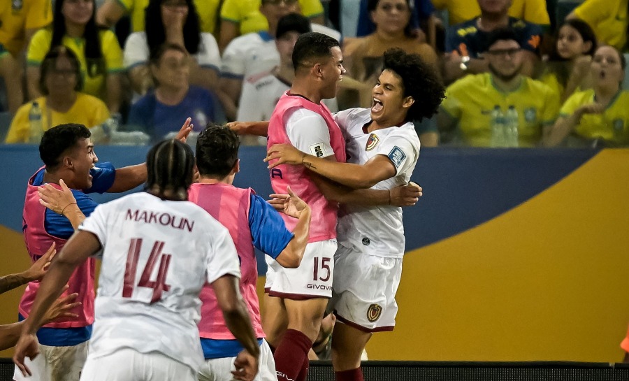Venezuela chặn được chuỗi 10 trận thua liên tiếp trên sân khách tại vòng loại World Cup khu vực Nam Mỹ. Ảnh: CBF