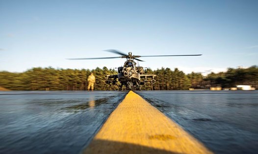 AH-64E Apache là một trong những trực thăng chiến đấu quan trọng của Quân đội Mỹ. Ảnh: Lực lượng Vệ binh Quốc gia của Quân đội Mỹ