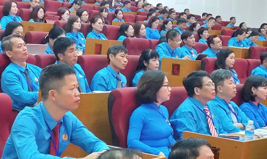 248 đại biểu dự Đại hội Công đoàn tỉnh Lai Châu lần thứ XIII. Ảnh: Văn Thành Chương