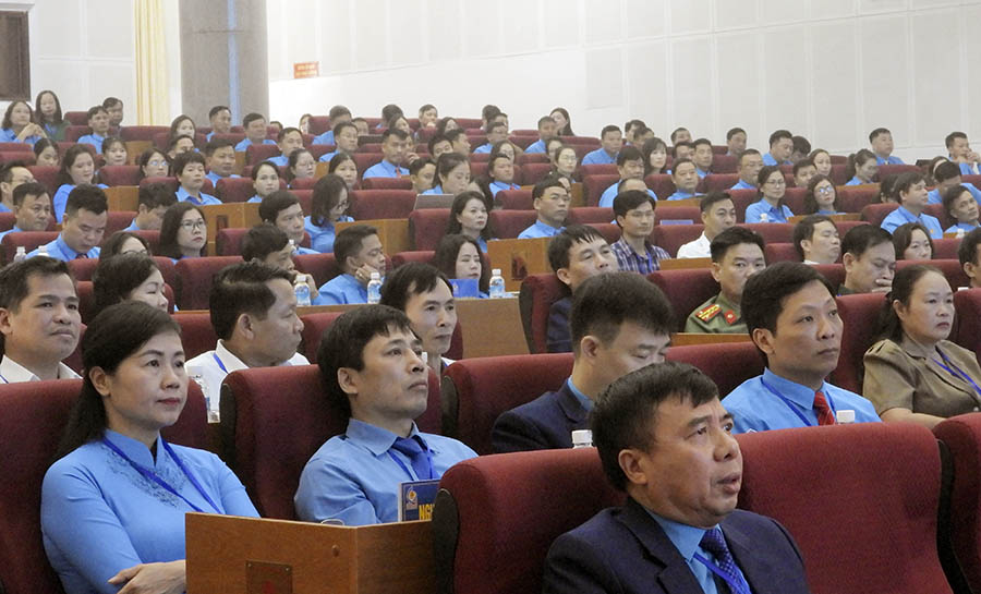248 đại biểu dự Đại hội Công đoàn tỉnh Lai Châu lần thứ XIII, nhiệm kỳ 2023-2028.