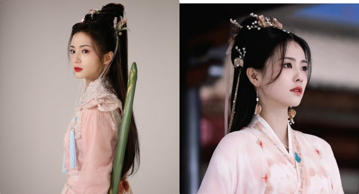 Tôn Trân Ny bị tố đạo nhái hình tượng của Bạch Lộc trong "Trường Nguyệt Tẫn Minh". Ảnh: VieON.