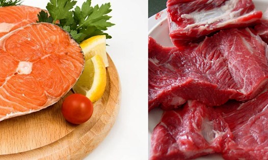 Thịt chứa nhiều axit amin tốt cho sức khoẻ. Ảnh ghép: Nguyễn Ly 