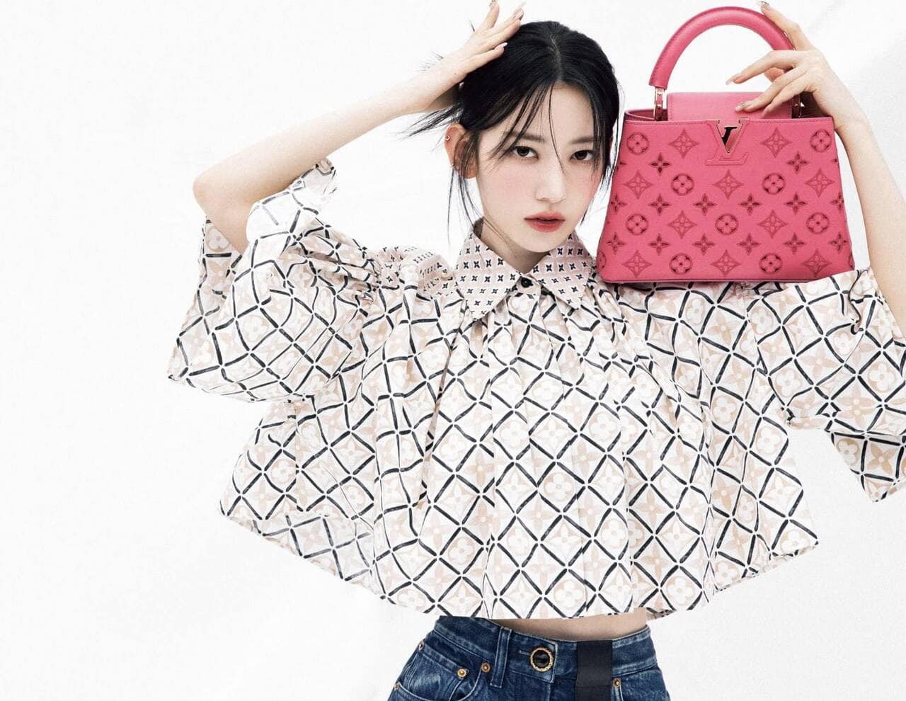 Sakura tiếp xúc với Louis Vuitton từ khi mới ra mắt với tư cách thành viên LE SSERAFIM. Ảnh: Instagram