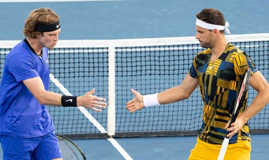 Trước trận bán kết giải quần vợt Thượng Hải Master 2023, Andrey Rublev và Grigor Dimitrov đã gặp nhau 6 lần, mỗi người thắng 3. Ảnh: Tennis World
