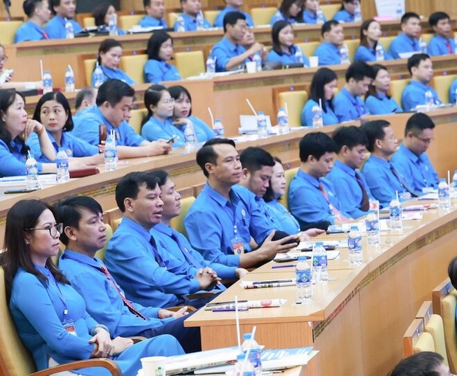 Các đại biểu dự Đại hội XIX Công đoàn tỉnh Hưng Yên. Ảnh: Hải Nguyễn