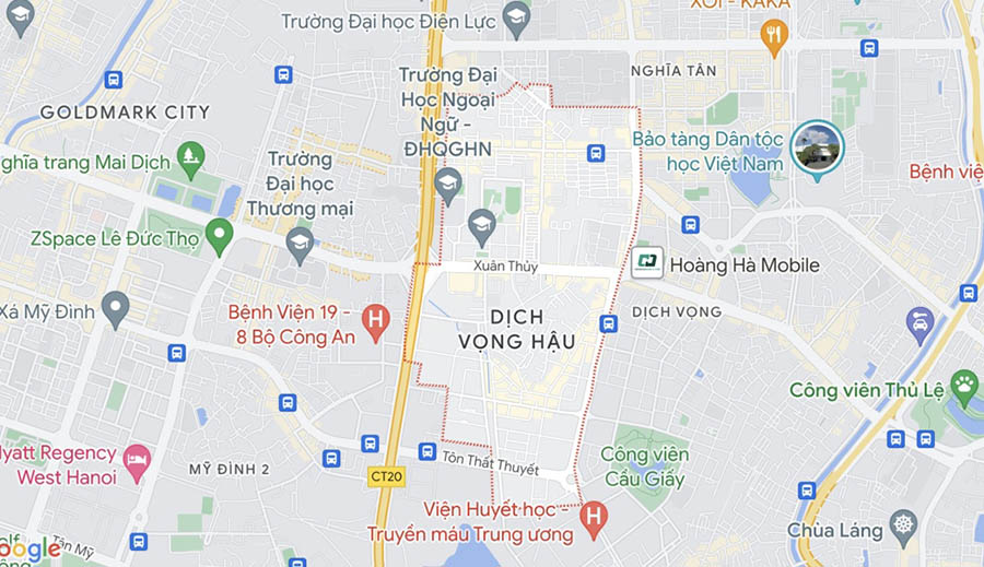 Theo phương án 2, sẽ có thêm 0,16 km2 đất tự nhiên thuộc phường Dịch Vọng Hậu với khoảng 3.380 người sẽ được chuyển về phường Nghĩa Tân. 
