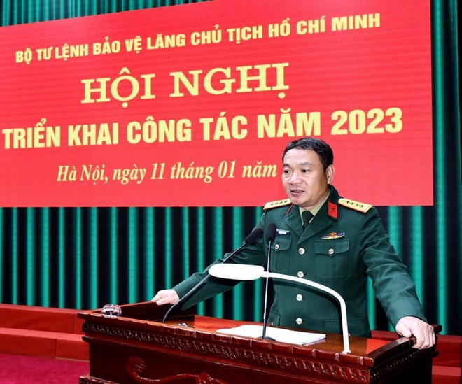 Đại tá Phạm Hải Trung giữ chức Trưởng Ban Quản lý Lăng Chủ tịch Hồ Chí Minh. Ảnh: bqllang.gov.vn 