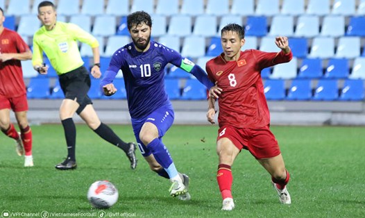 Tuyển Việt Nam có trận đấu thất vọng trước tuyển Uzbekistan. Ảnh: VFF