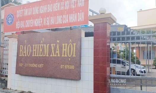Trụ sở cơ quan BHXH tỉnh Tiền Giang. Ảnh: Thành Nhân
