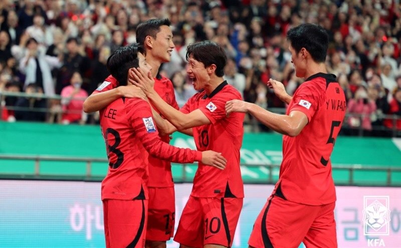 Đội tuyển Việt Nam đá giao hữu với tuyển Hàn Quốc vào ngày 17.10 tới đây. Ảnh: KFA