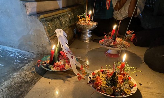 Cơm nếp vắt truyền thống của dân tộc Khmer. Ảnh: Quy Sa