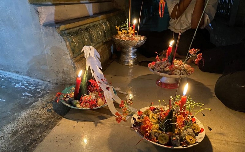 Cơm nếp vắt truyền thống của dân tộc Khmer. Ảnh: Quy Sa