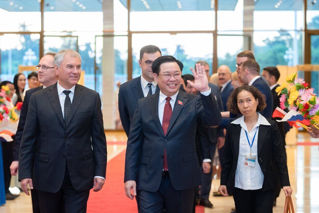 Chuyến thăm của Chủ tịch Duma Quốc gia Nga thể hiện sự coi trọng của lãnh đạo Liên bang Nga đối với Việt Nam và là điểm nhấn quan trọng trong quan hệ Đối tác chiến lược toàn diện Việt Nam - Liên bang Nga. Ảnh: Hải Nguyễn