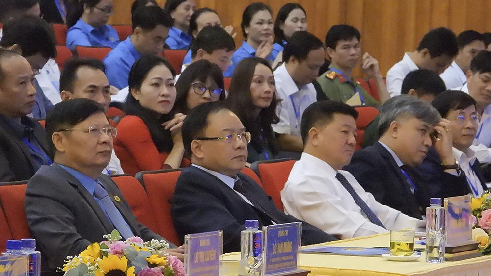 Các đại biểu dự Đại hội Công đoàn tỉnh Điện Biên. Ảnh: Văn Thành Chương