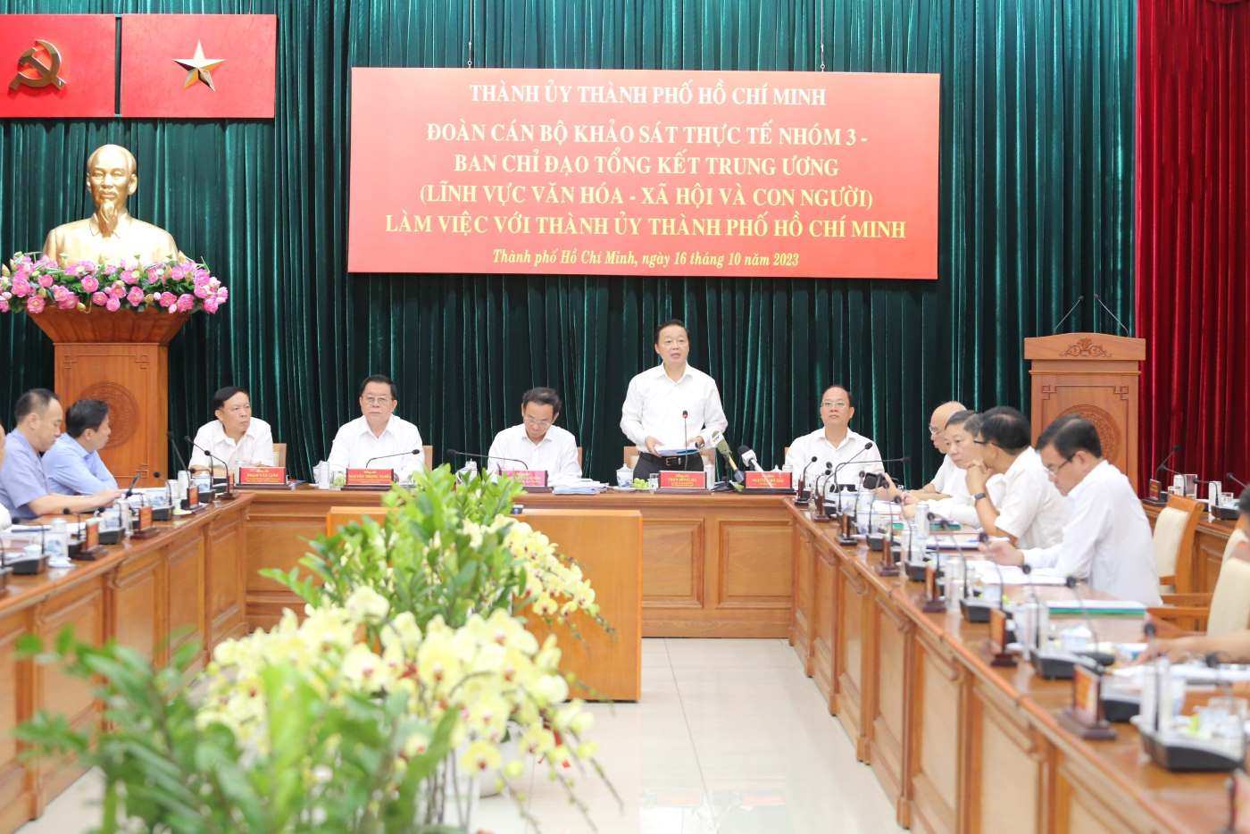 Phó Thủ tướng Chính Phủ Trần Hồng Hà phát biểu tại hội nghị. Ảnh: Ngô Tùng