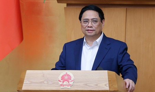 Thủ tướng Chính phủ Phạm Minh Chính yêu cầu tăng cường kỷ luật, kỷ cương trong cơ quan hành chính nhà nước. Ảnh: VGP