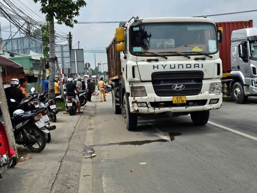 Hiện trường vụ tai nạn. Ảnh: Dương Bình