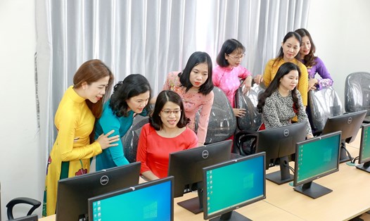 Công tác tuyên truyền luôn được các cấp Công đoàn Giáo dục Việt Nam đổi mới. Ảnh: CĐGDVN