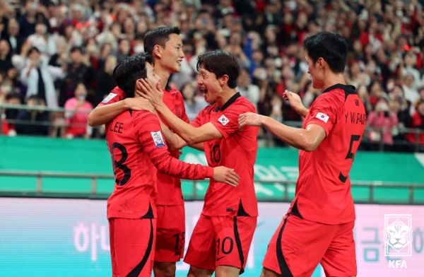 Tuyển Hàn Quốc vừa giành chiến thắng 0-4 trước tuyển Tunisia. Ảnh KFA