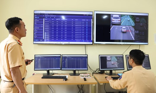 Hệ thống camera giám sát giao thông thu thập xử lý thông tin bằng trí tuệ nhân tạo AI. Ảnh: Hà Phương