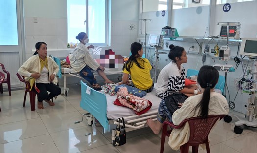 Từ đầu năm 2023 đến nay tỉnh Vĩnh Long ghi nhận số ca mắc bệnh tay chân miệng tăng gần 50% so với cùng kỳ năm 2022. Ảnh: Hoàng Lộc