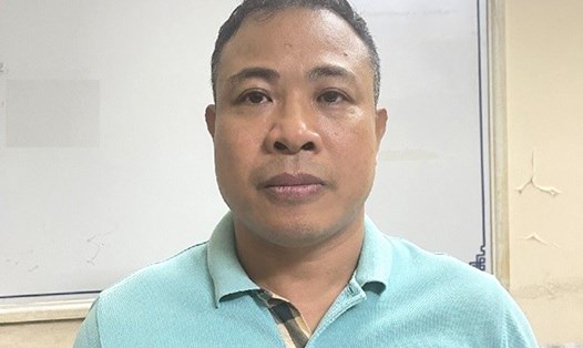 Bị can Nghiêm Quang Minh. Ảnh: Công an TP Hà Nội