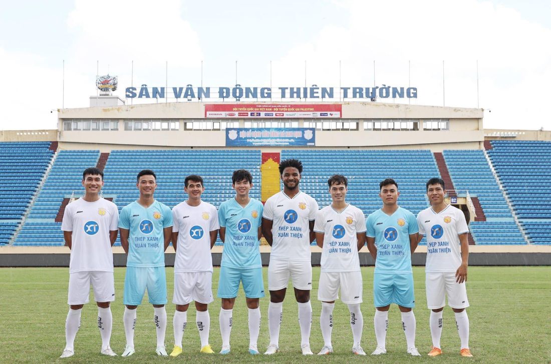 8 tân binh của câu lạc bộ Nam Định ở mùa giải 2023-2024. Ảnh: Nam Định FC