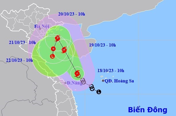 Áp thấp nhiệt đới nhanh chóng mạnh lên thành bão số 5, giật cấp 11