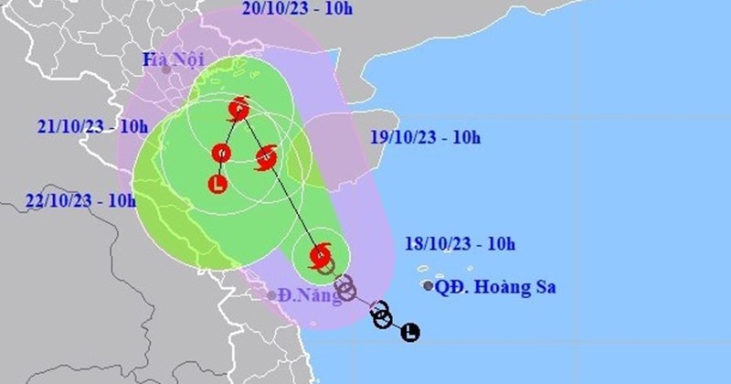 Áp thấp nhiệt đới nhanh chóng mạnh lên thành bão số 5, giật cấp 11