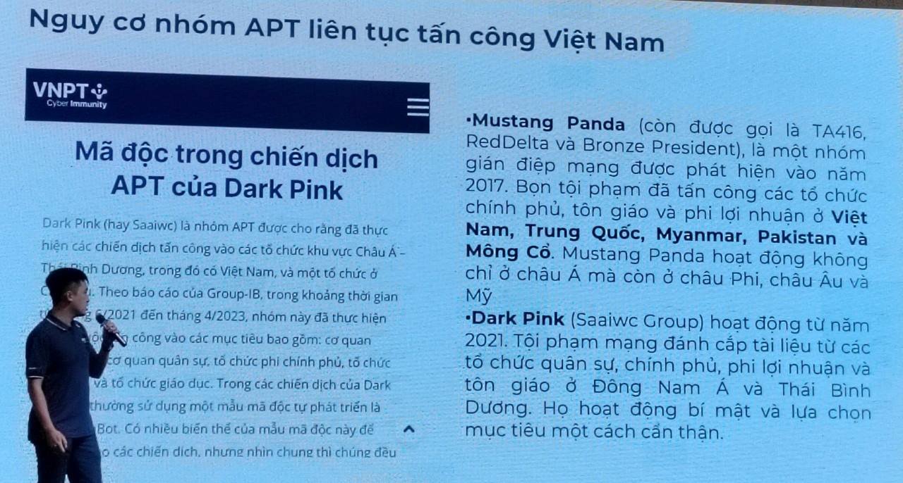 An toàn thông tin mạng là vấn đề rất được quan tâm trong quá trình chuyển đổi số tại Việt Nam, trong bối cảnh các cuộc tấn công mạng ngày càn tinh vi. Ảnh: Nguyễn Đăng
