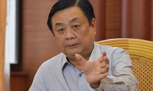 Bộ trưởng Bộ Nông nghiệp và Phát triển nông thôn Lê Minh Hoan. Ảnh: Giang Nguyễn