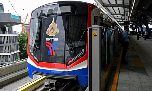 Ga tàu điện ngầm Ha Yaek Lat Phrao ở Bangkok, Thái Lan. Ảnh: Xinhua