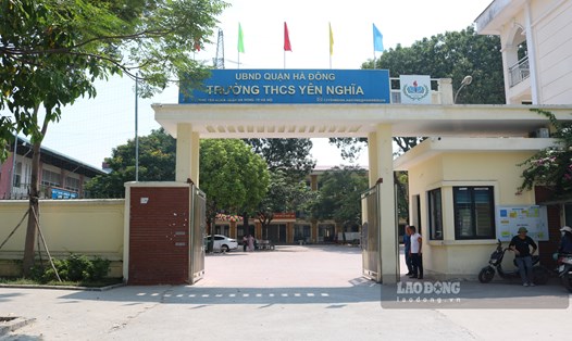 Trường THCS Yên Nghĩa, Hà Đông, Hà Nội. Ảnh: Vân Trang
