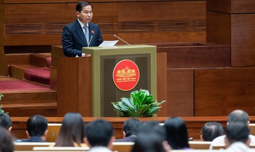 Chủ nhiệm Ủy ban Tài chính, Ngân sách của Quốc hội Lê Quang Mạnh cho biết công tác chuẩn bị dự án đầu tư là một khâu yếu. Ảnh: Văn phòng Quốc hội