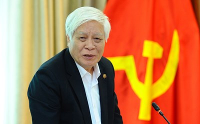 TS. Nguyễn Viết Chức - Phó Chủ nhiệm Hội đồng tư vấn về Văn hóa Xã hội, Ủy ban Trung ương Mặt trận Tổ quốc Việt Nam. Ảnh: Phạm Đông