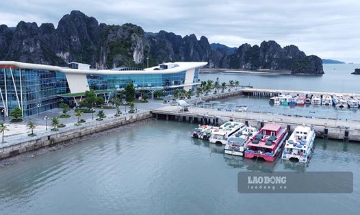 Bến cảng khách quốc tế Ao Tiên, huyện Vân Đồn, tỉnh Quảng Ninh. Ảnh: Đoàn Hưng