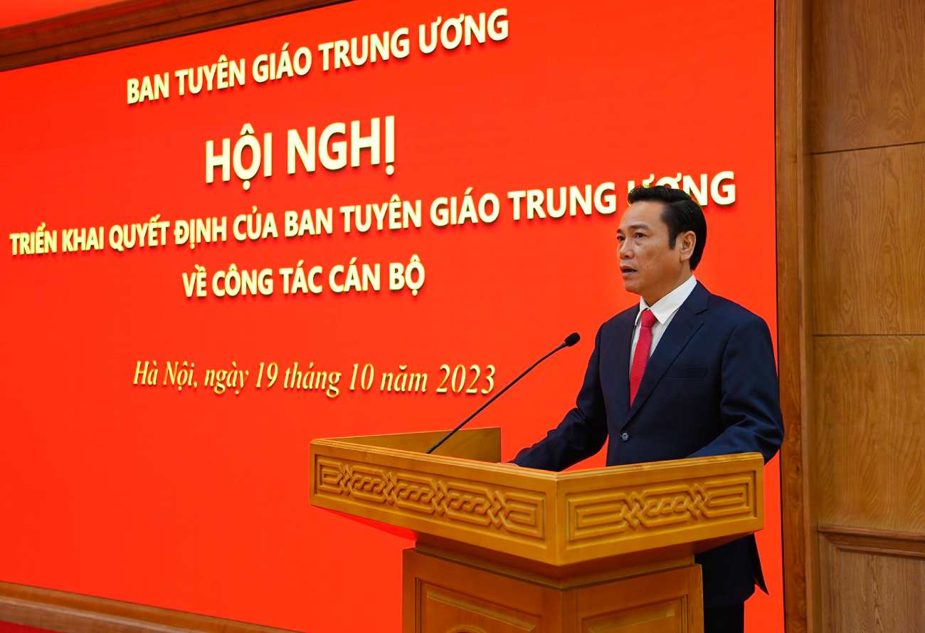 Tân Tổng Biên tập Báo điện tử Đảng Cộng sản Việt Nam. Ảnh: Phạm Cường