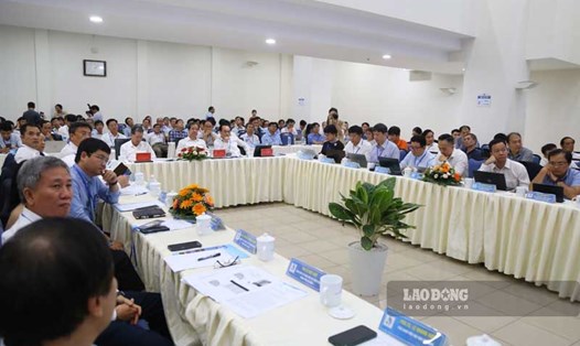 Toàn cảnh hội thảo “Phát triển nguồn nhân lực chất lượng cao ngành công nghiệp chip bán dẫn từ các cơ sở giáo dục đại học Việt Nam”. Ảnh: Văn Trực