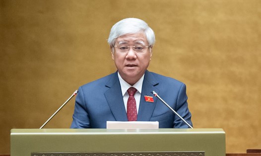 Chủ tịch Ủy ban Trung ương Mặt trận Tổ quốc Việt Nam Đỗ Văn Chiến. Ảnh: VPQH