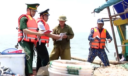 Tỉnh Ninh Bình tích cực thực hiện các giải pháp chống khai thác hải sản bất hợp pháp. Ảnh: Diệu Anh