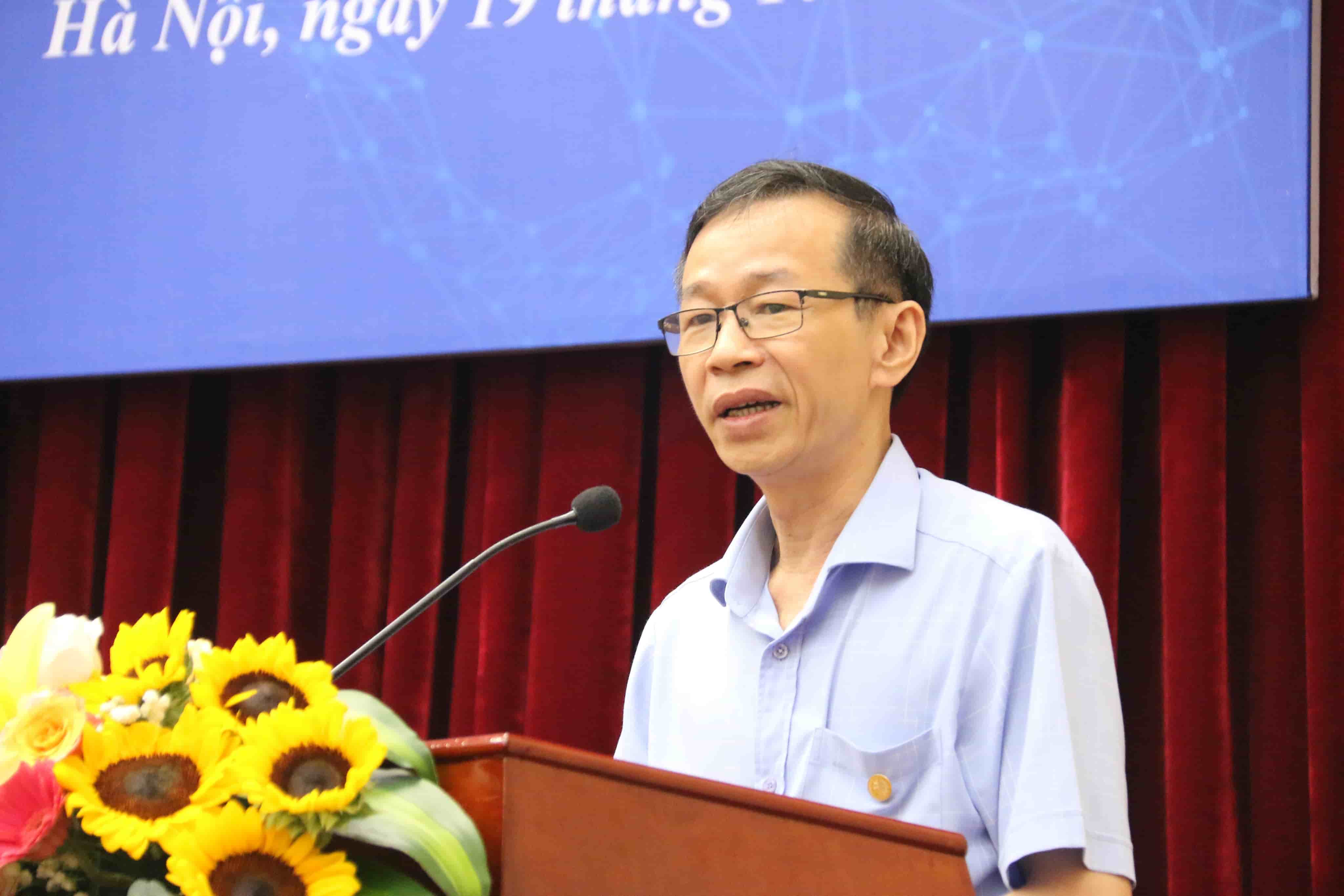 GS Nguyễn Văn Minh, Hiệu trưởng Trường Đại học Sư phạm Hà Nội. Ảnh: Vân Trang 
