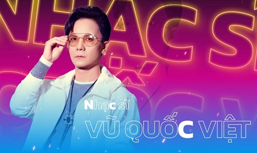 Nhạc sĩ Vũ Quốc Việt trổ tài beatbox tại "Người hát tình ca 2023". Ảnh: BTC.