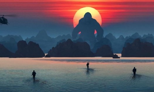 Vịnh Hạ Long xuất hiện ấn tượng trong phim "Kong: Skull Island". Ảnh: Nhà sản xuất