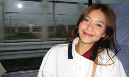 Khả Ngân thích thú khi khám phá Nhật Bản. Ảnh: Facebook nhân vật