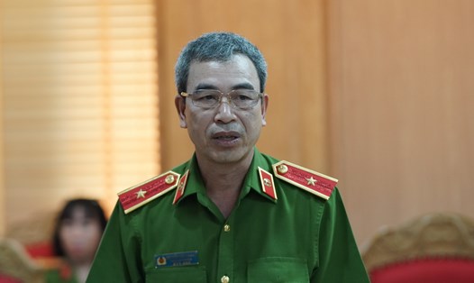 Thiếu tướng Nguyễn Văn Thành nói về vụ án Vạn Thịnh Phát. Ảnh: Quang Việt
