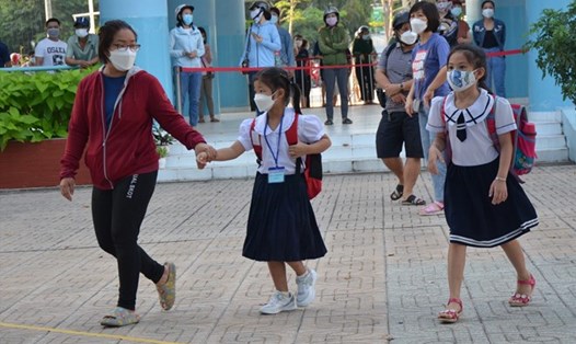 Gần 7.000 học sinh tiểu học tại TP Cao Bằng sẽ tiếp tục học bán trú từ 9.10. Ảnh: Chân Phúc.