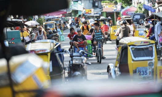 Khung cảnh ở Manila, Philippines. Ảnh: AFP