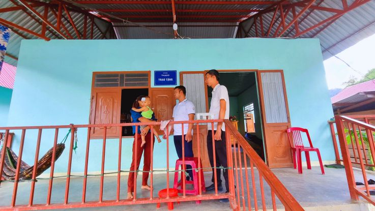 3 năm sau trận sạt lở kinh hoàng, cuộc sống của gần 40 hộ dân B'Nông ở khu tái định cư Bằng La, xã Trà Leng, huyện Nam Trà My, Quảng Nam đã đổi thay tích cực. Ảnh: Hoàng Bin