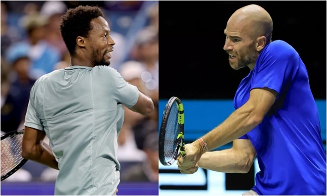 Lịch thi đấu quần vợt 20.10: Monfils vs Mannarino