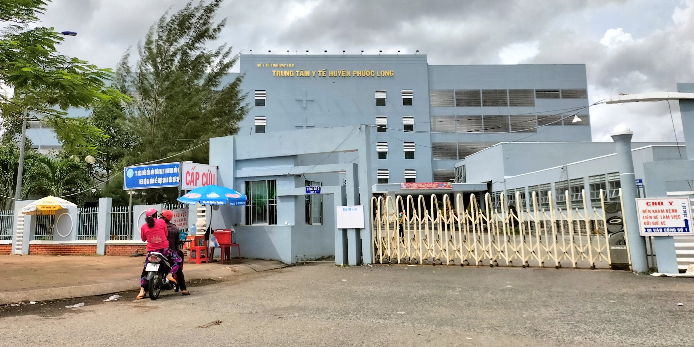 Trung tâm Y tế huyện Phước Long, tỉnh Bạc Liêu nơi bà D cho rằng bị lãnh đạo trù dập. Ảnh: Nhật Hồ